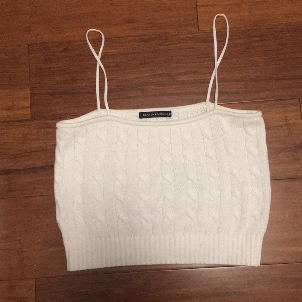 Brandy Melville wife sweater tank top